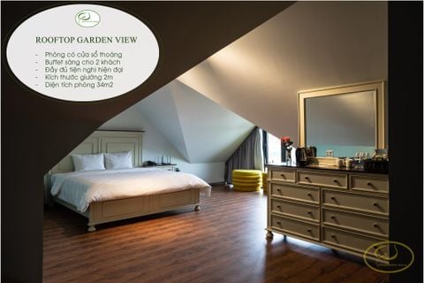 ROOFTOP SUPER KING BED GARDEN VIEW