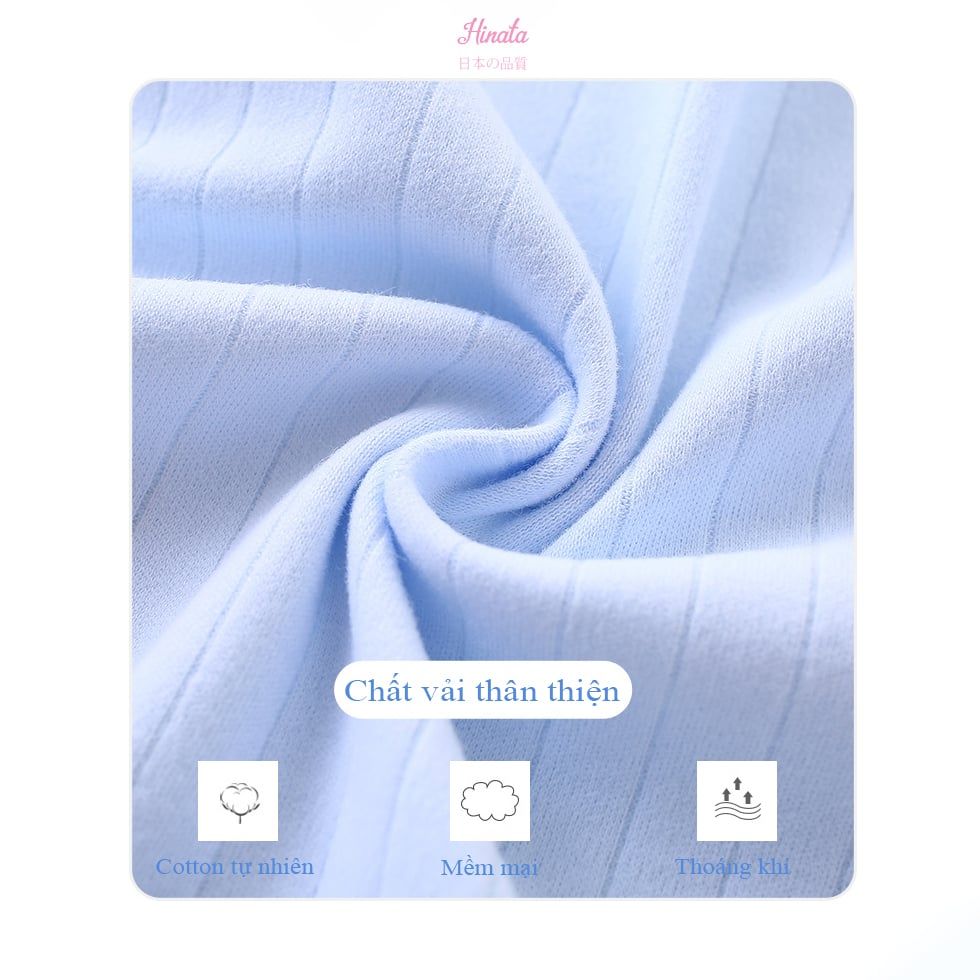  [02 Set] Body Sleepsuit unisex Hinata BF83 cho bé sơ sinh từ 0-6 tháng 