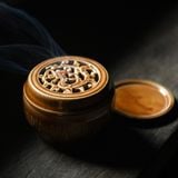  Men Trăng 03G (Bánh) - Hũ cúc hóa rồng gốm Hiên Vân 