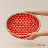  Rổ Tròn Tre Bao La Đan Chặt 