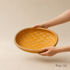  Rổ oval tre đan chặt - Bao La 