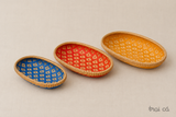  Rổ oval tre đan chặt - Bao La 
