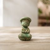  Men Trăng 02G (Bánh+Trà) - Em bé gốm Tú Trần 