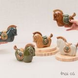  Men Trăng 04G (Bánh) - Ngựa Mây gốm Hiên Vân 
