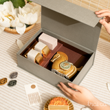  Men Trăng 03G (Bánh+Trà) - Ngựa mây gốm Hiên Vân 