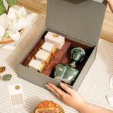  Men Trăng 04G (Bánh+Trà) - Cô gái tân cổ gốm Tú Trần 
