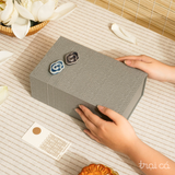  Men Trăng 02G (Bánh+Trà) - Em bé gốm Tú Trần 