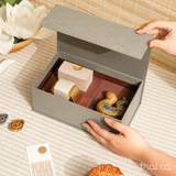  Men Trăng 02G (Bánh+Trà) - Rắn gốm Hiên Vân 
