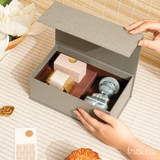  Men Trăng 02G (Bánh+Trà) - Em bé gốm Tú Trần 
