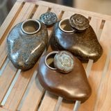  Men Trăng 04G (Bánh) - Hũ trà Mây Qua Núi gốm Tú Trần 
