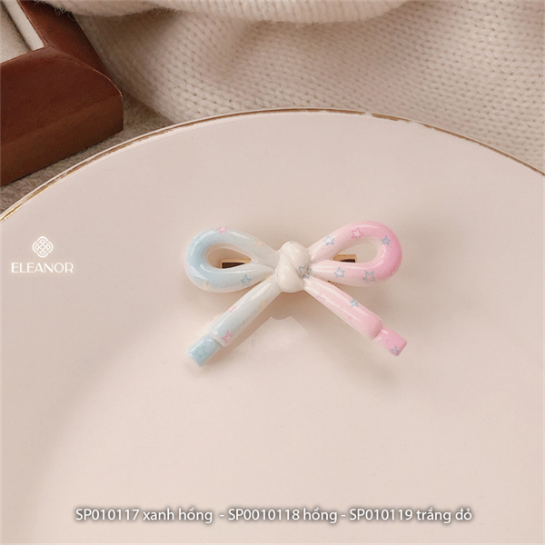  Kẹp tóc - SP010117 xanh hồng 