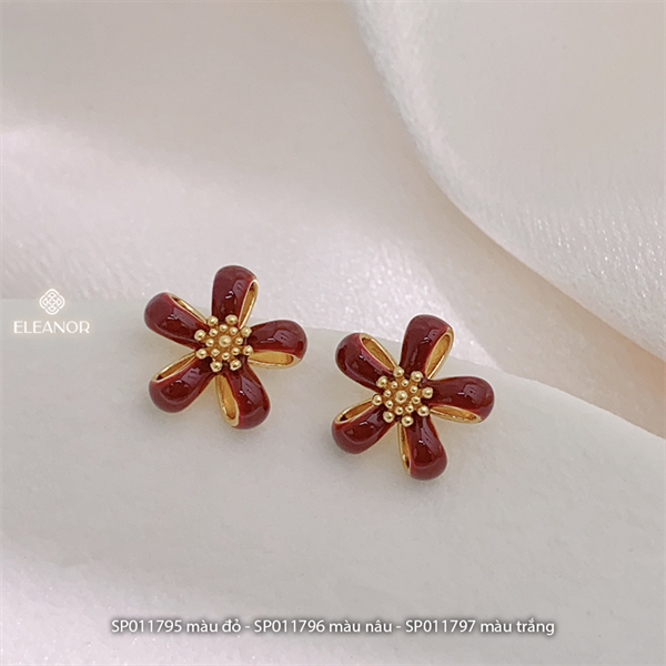  Bông tai - SP011795 màu đỏ 