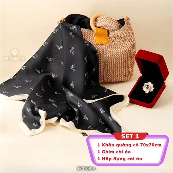  Set - SP010814 (Khăn 10593 + CA 10547 + Hộp 6784) 