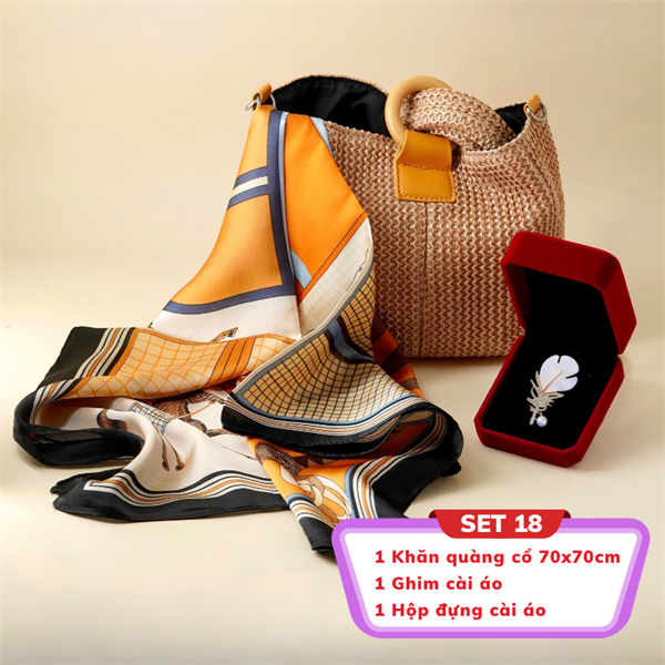  Set - SP011103 (Khăn 5781 + CA 8409 + Hộp 6784) 