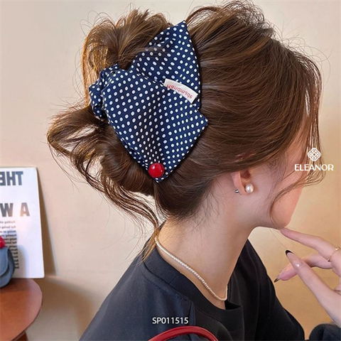  Kẹp tóc - SP011515 chấm bi 