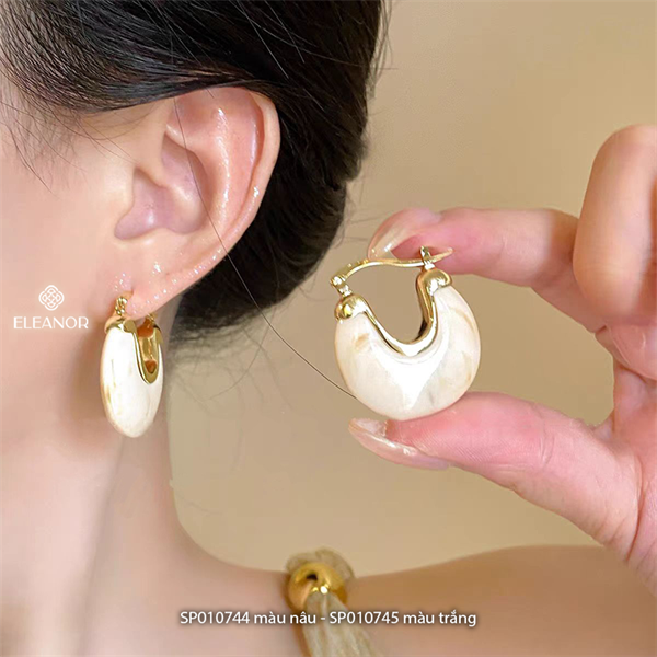  Bông tai - SP010745 trắng 