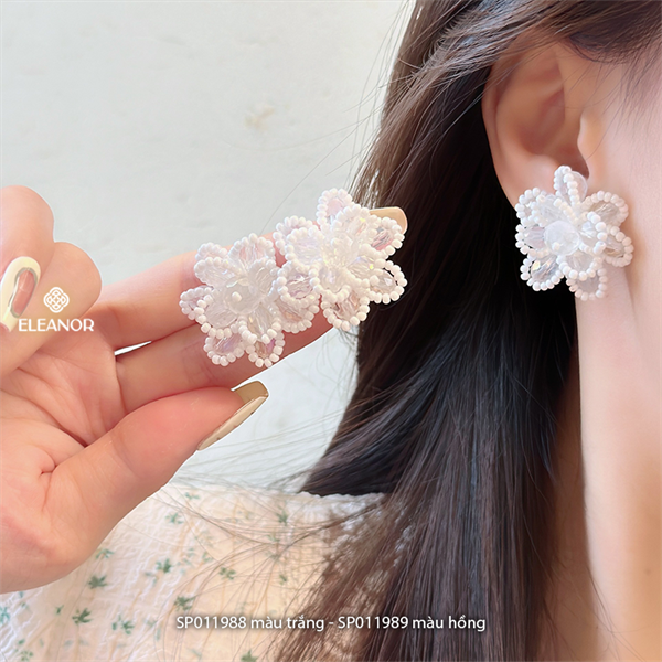  Bông tai - SP011988 màu trắng 