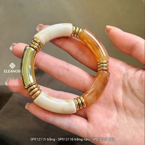  Lắc tay - SP012116 màu trắng + nâu 
