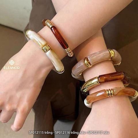  Lắc tay - SP012116 màu trắng + nâu 