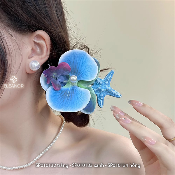  Kẹp tóc - SP010133 xanh 