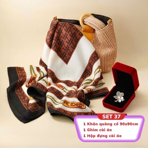  Set - SP011729 (Khăn 5989 + CA 4832 + Hộp 6784) 