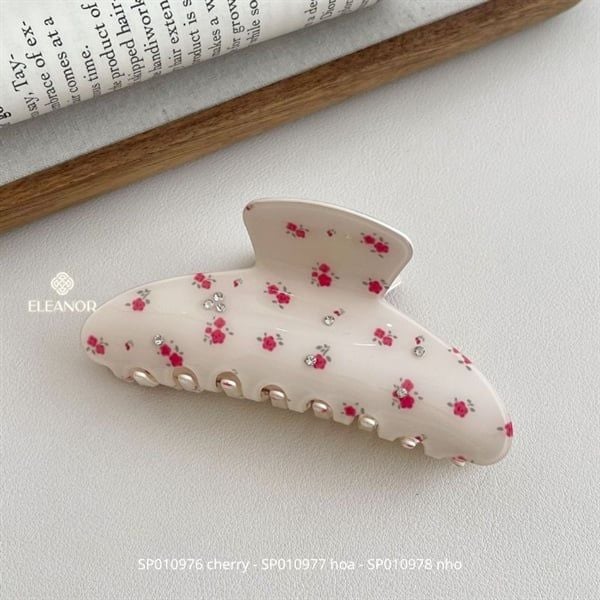  Kẹp tóc - SP010977 hoa hồng 