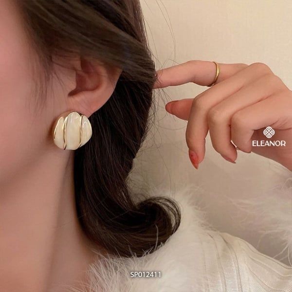  Bông tai - SP012418 màu trắng 