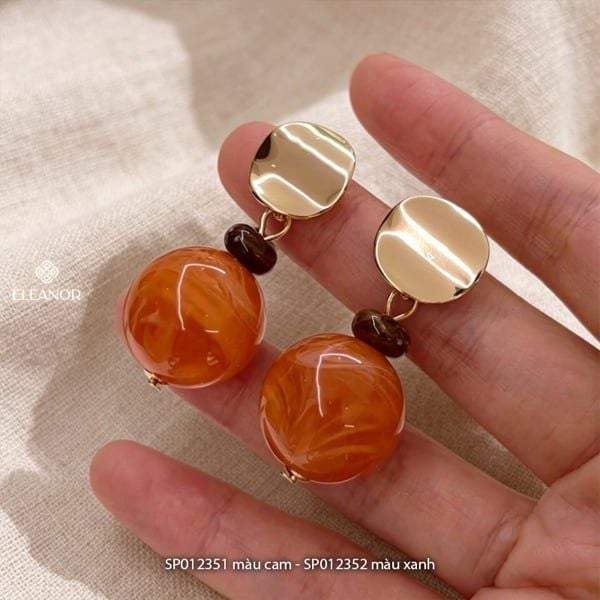 Bông tai - SP012351 màu cam 