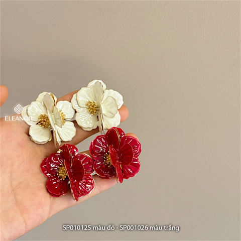  Bông tai - SP010126 trắng 