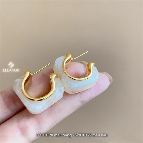  Bông tai - SP010128 trắng 
