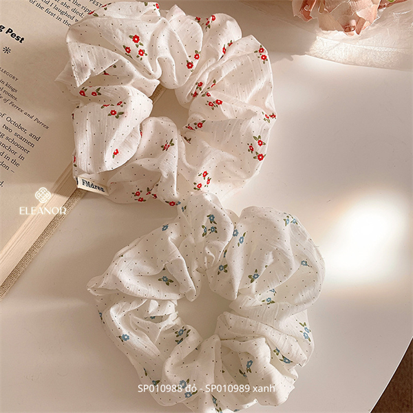  Cột tóc - SP010988 hoa đỏ 