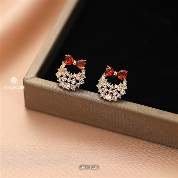  Bông tai - SP011228 màu đỏ 