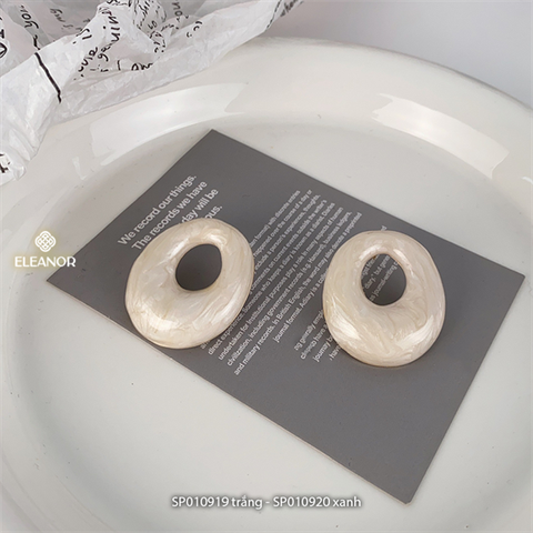  Bông tai - SP010919 màu trắng 