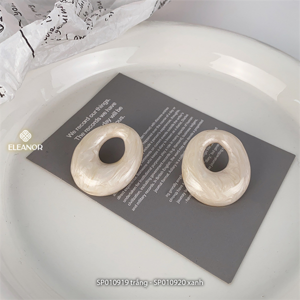  Bông tai - SP010919 màu trắng 