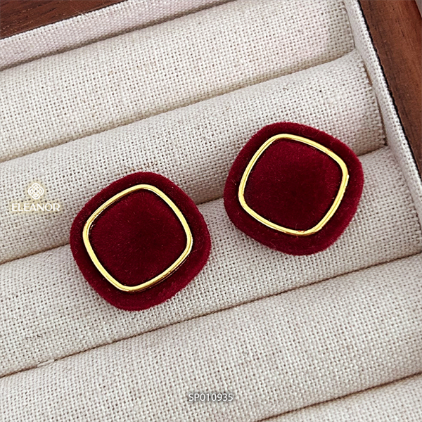  Bông tai - SP010935 màu đỏ 