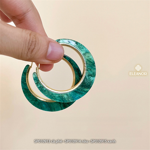  Bông tai - SP010915 màu xanh 