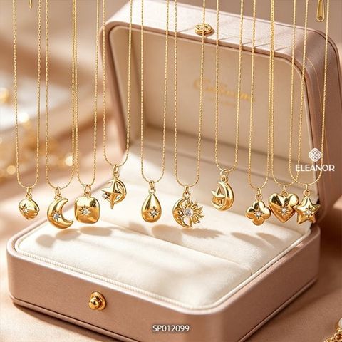  Dây chuyền - SP012099 mặt trăng + ngôi sao 
