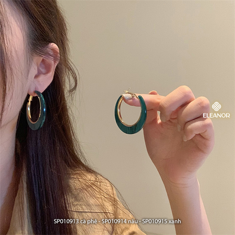  Bông tai - SP010915 màu xanh 