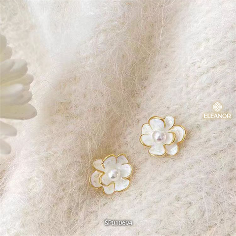  Bông tai - SP010694 trắng 