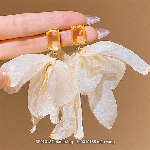  Bông tai - SP010187 trắng 