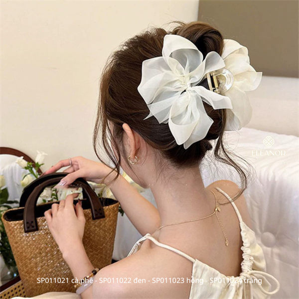  Kẹp tóc - SP011024 màu trắng 