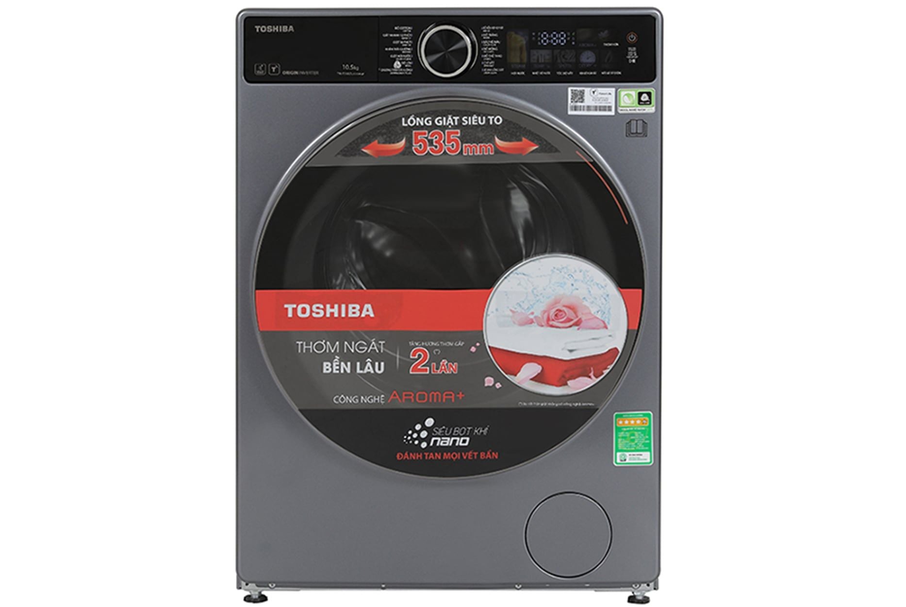 Máy giặt Toshiba Inverter 10.5 kg TW-T25BZU115MWV(MG)