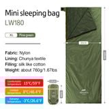 Túi ngủ mini siêu nhẹ LW180 Naturehike NH21MSD09