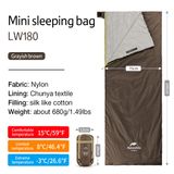 Túi ngủ mini siêu nhẹ LW180 Naturehike NH21MSD09