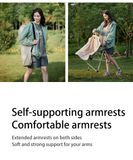 Ghế cắm trại xếp gọn có tì tay Naturehike CNH23JU13002