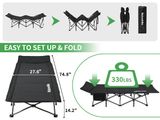 Giường xếp gấp gọn dã ngoại văn phòng Naturehike CNK2300WS010