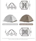 Lều cắm trại siêu nhẹ Cloud-Creek series Naturehike CNK2300ZP024