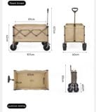 Xe kéo dã ngoại gấp gọn 100L-160L Naturehike CNK2350JJ012