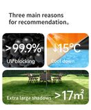 Tăng dã ngoại cao cấp phủ Vinyl Naturehike CNK2350WS015