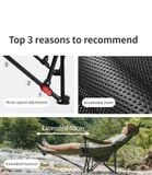 Ghế gấp gọn ngả lưng 3 cấp có gác chân Naturehike CNK2550JJ023